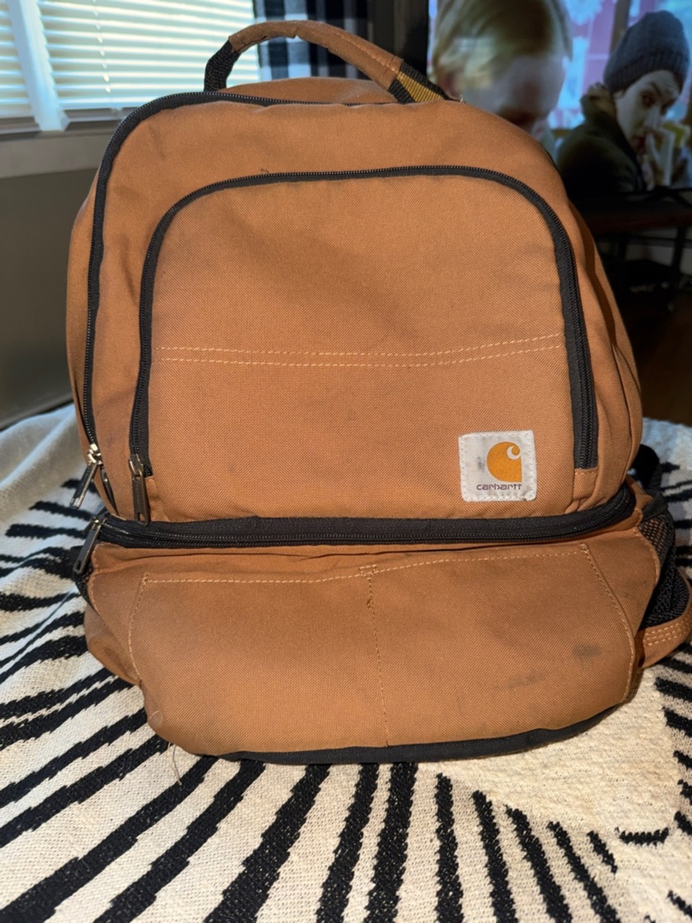 Carhartt Brown Canvas Work Cooler Backpack